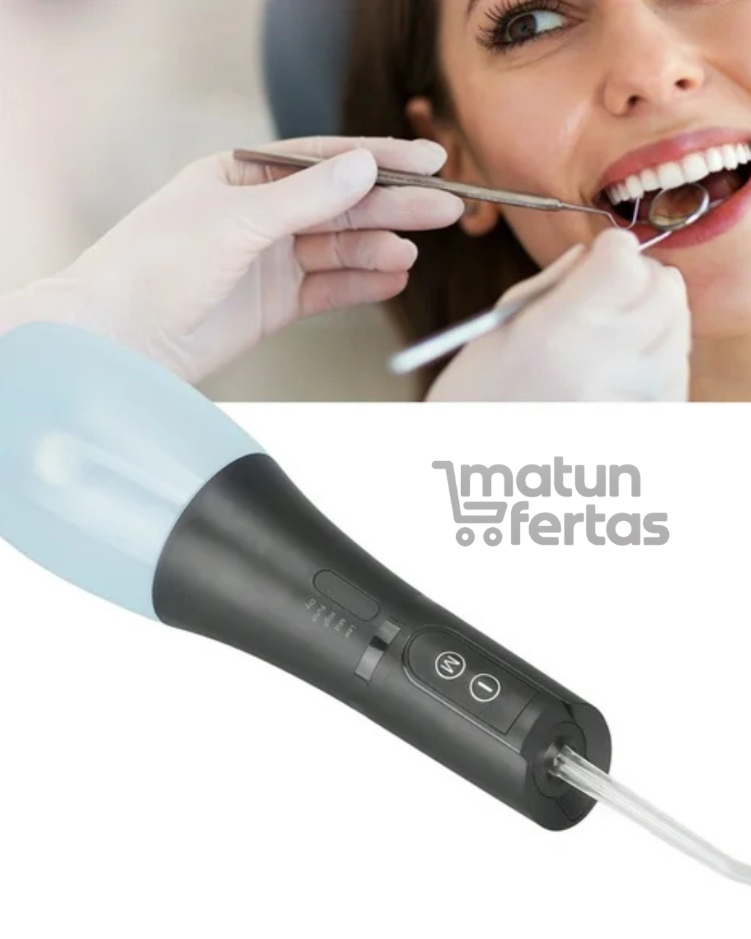 Irrigador Bucal inalámbrico + Lápiz Blanqueador